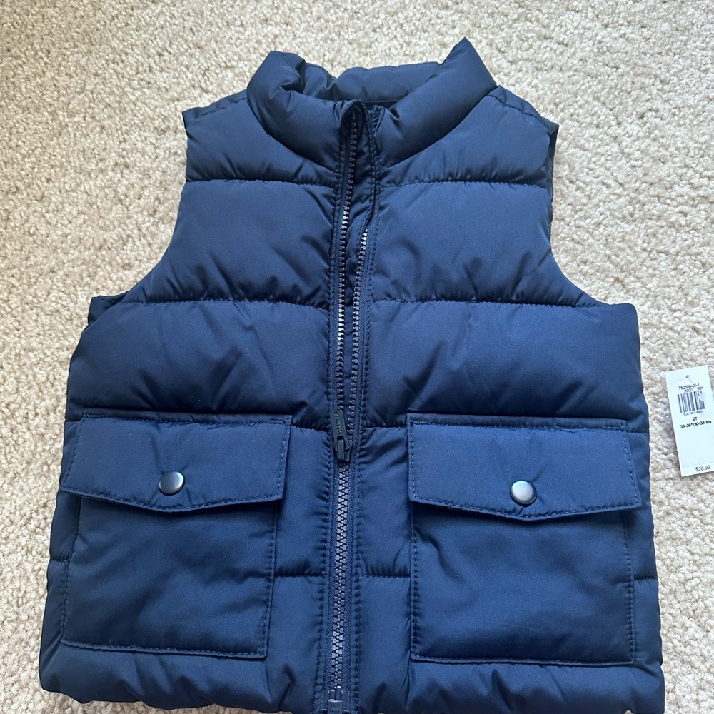 Old Navy Kids Navy Puffer Vest